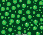 Green Bubbles Background