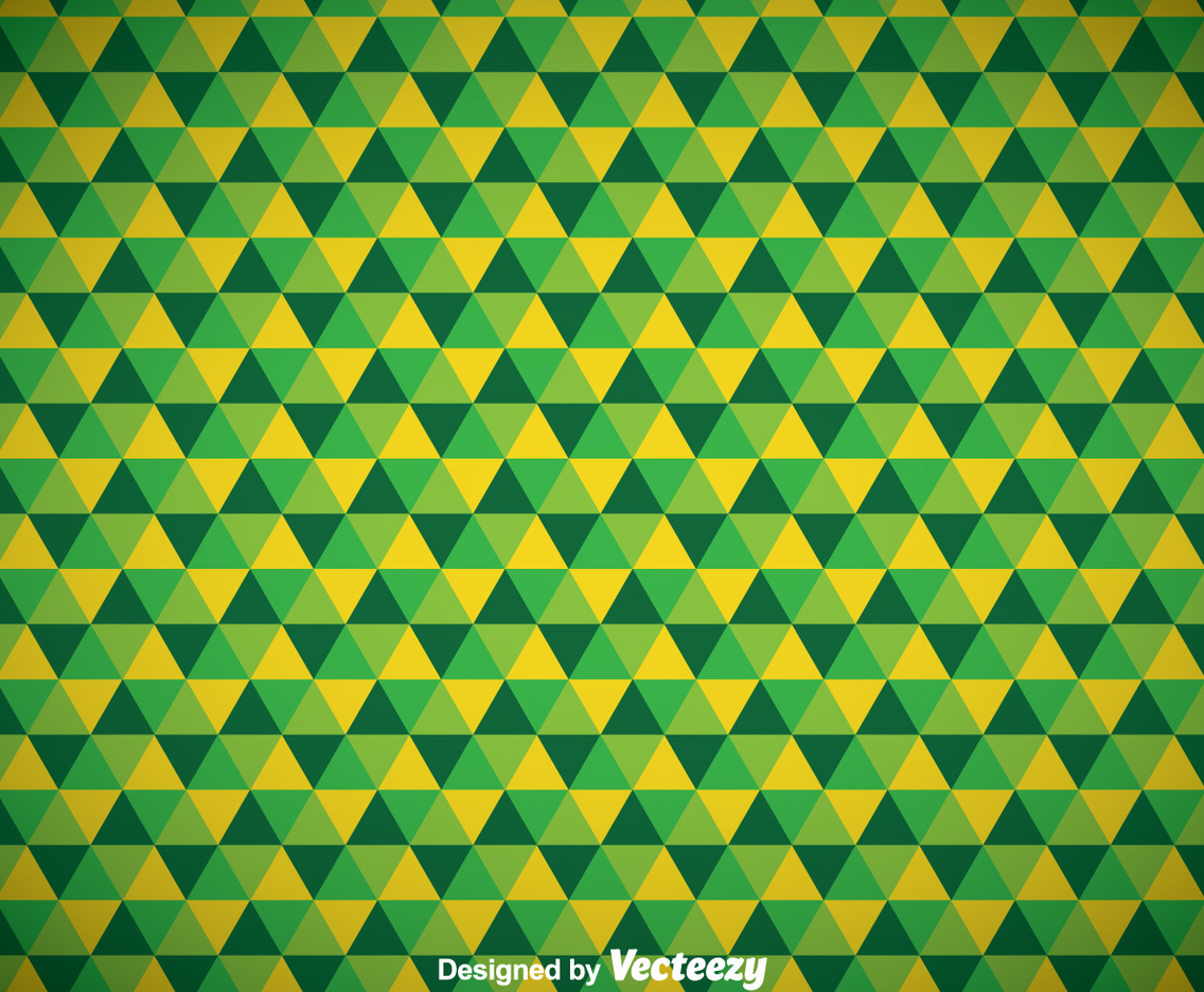 Abstract Triangle Green Background