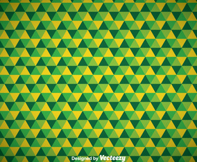 Abstract Triangle Green Background