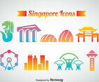 Sinagpore Icons Vector