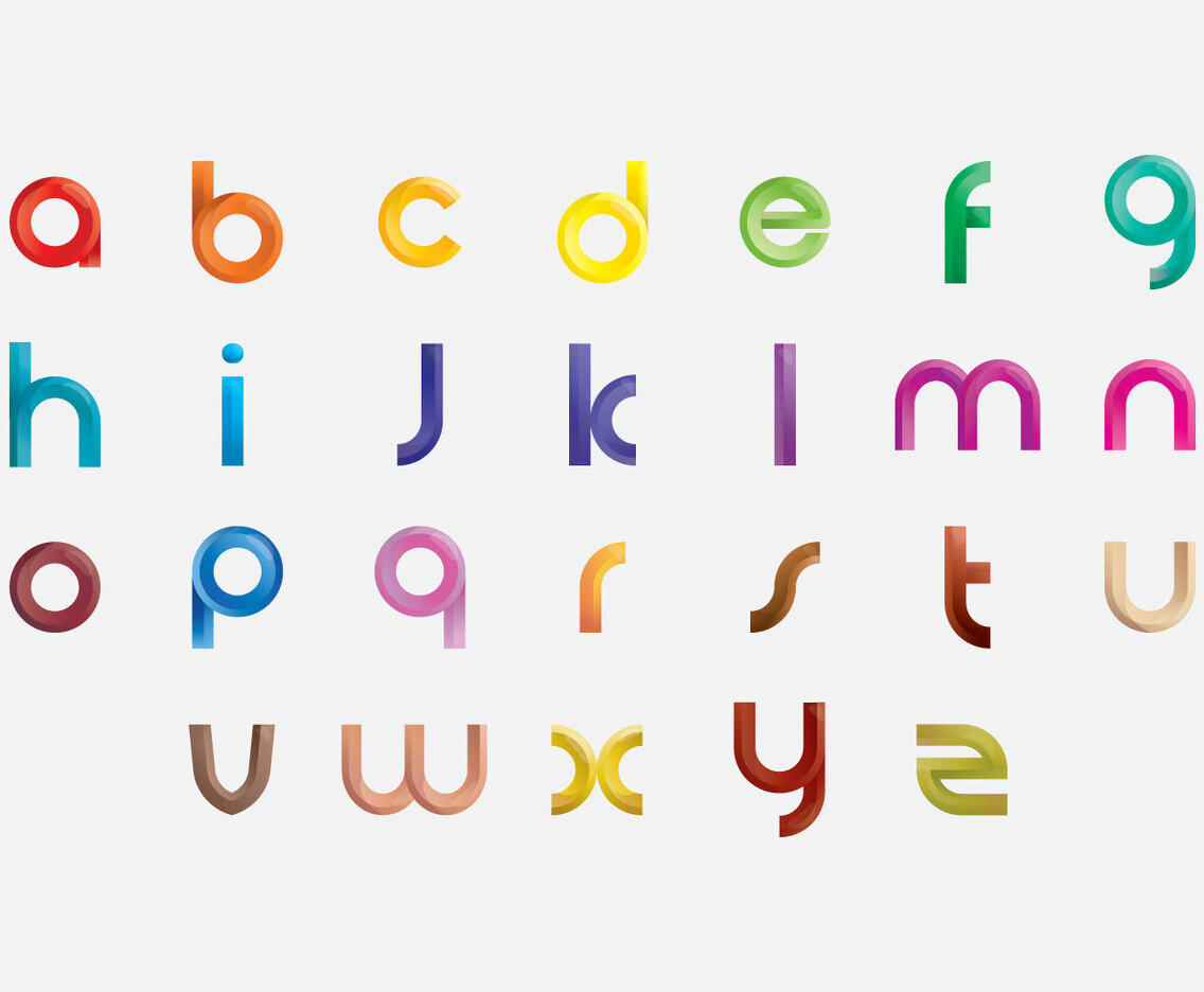 Bright Letras Icon Vectors