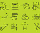 Farm Line Icons