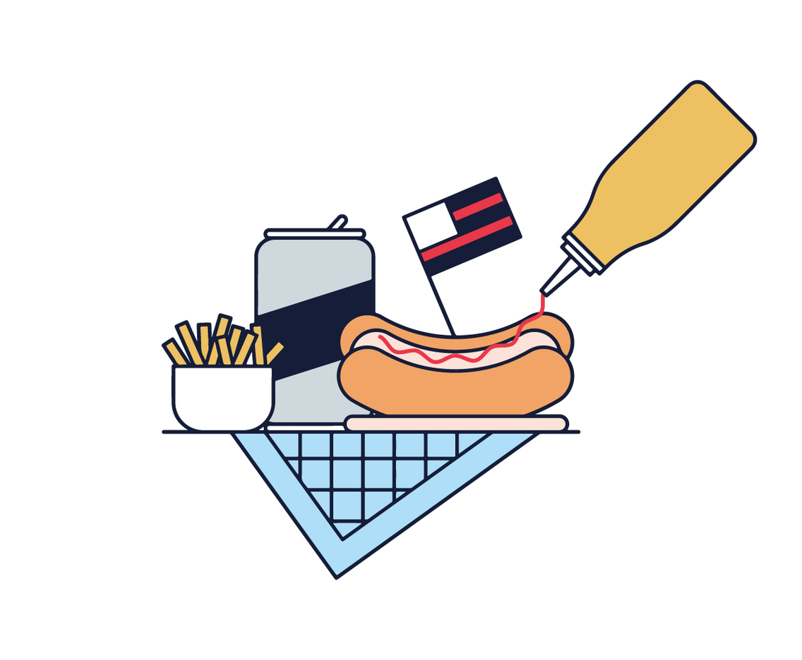 Free Hot Dog Vector