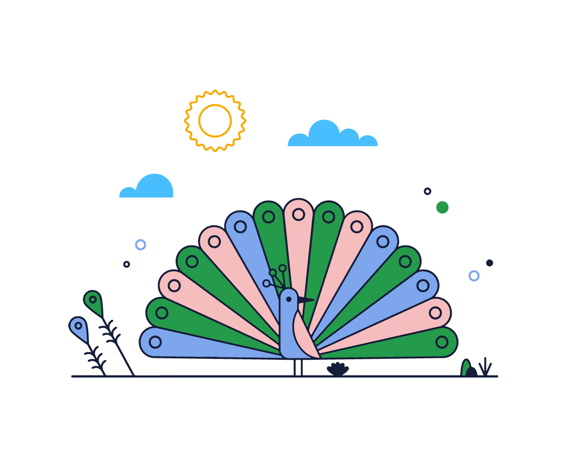 Free Peacock Vector