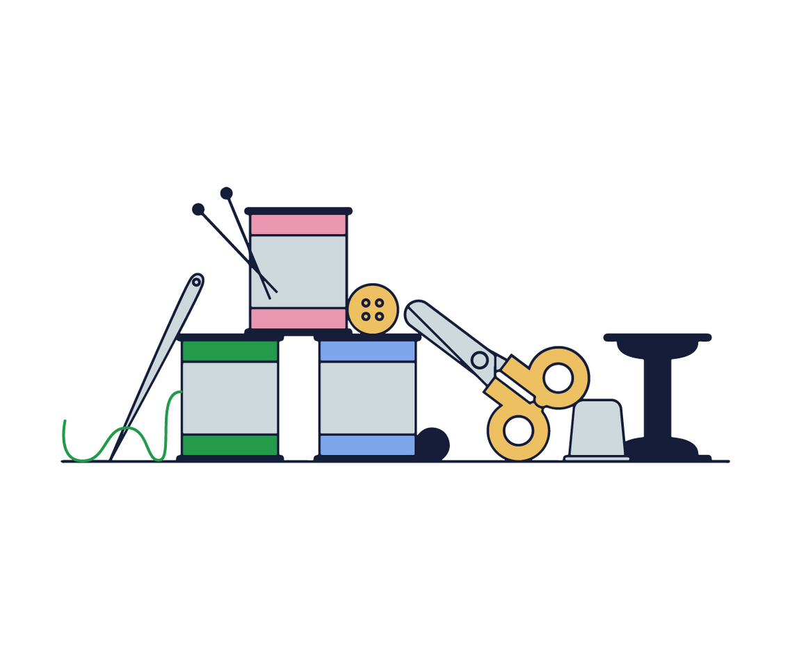 Free Sewing Kit Vector