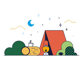 Free Camp Vector