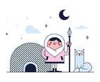 Free Eskimo Vector