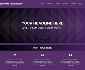 Free Homepage Hero Webkit 10