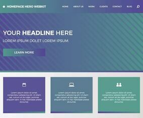 Free Homepage Hero Webkit 6