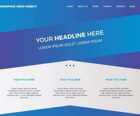 Free Homepage Hero Webkit 4
