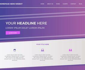 Free Homepage Hero Webkit 3