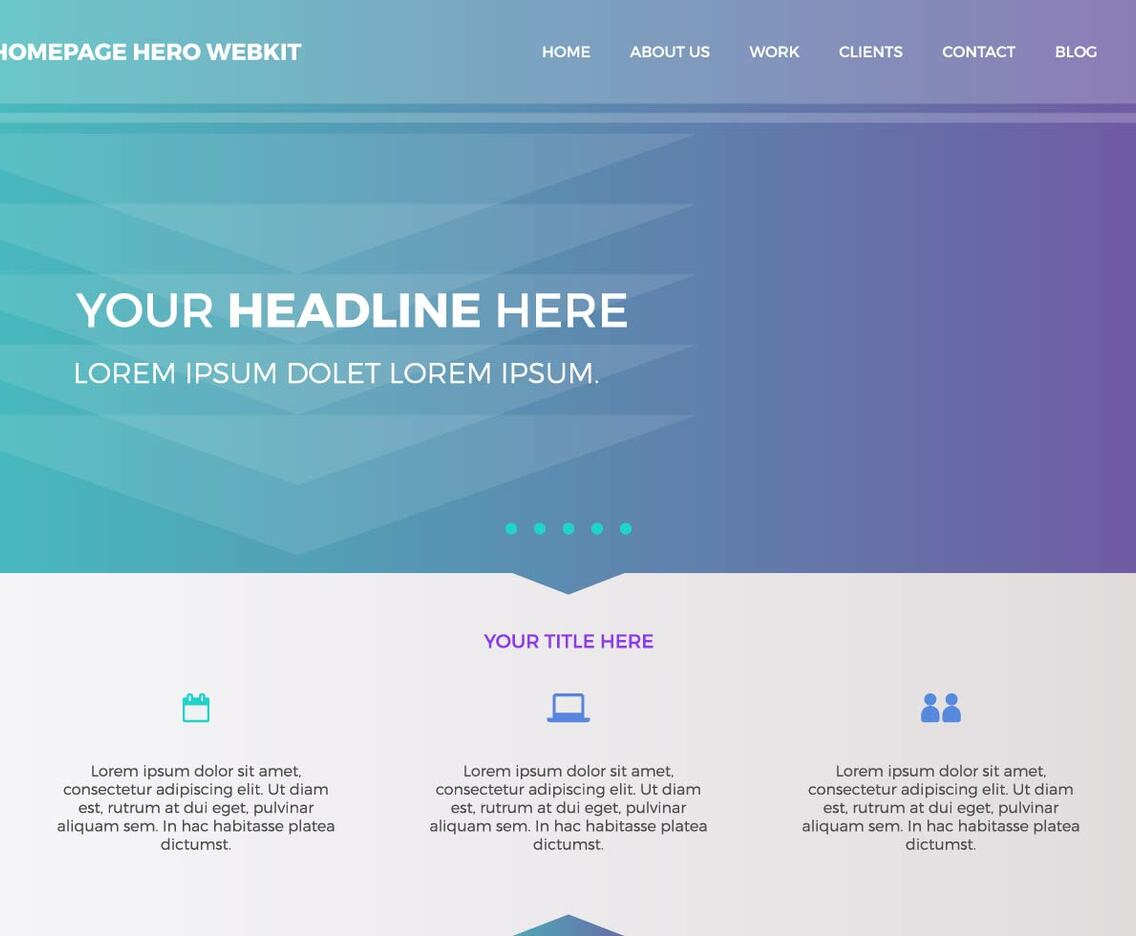Free Homepage Hero Webkit 1