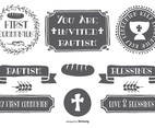Hand Drawn First Communion Elements