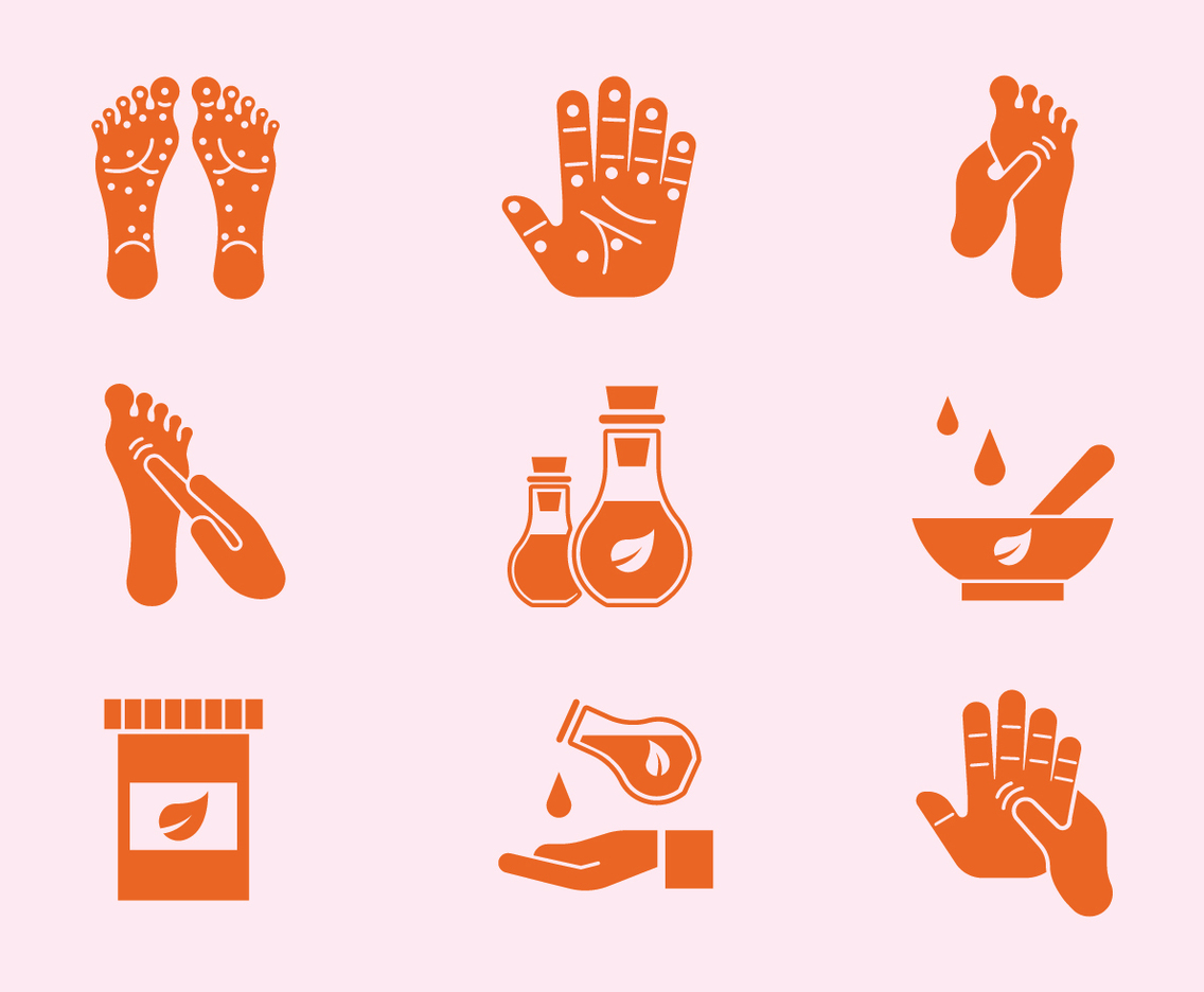 Reflexology Icons