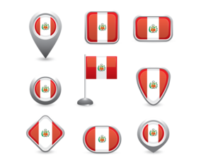 Peru Flag Icon