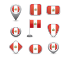 Peru Flag Icon
