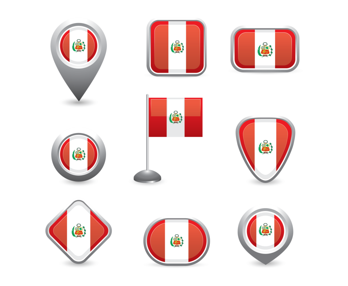 Peru Flag Icon