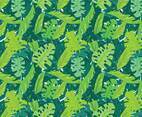 Free Exotic Leaves Pattern Vectors