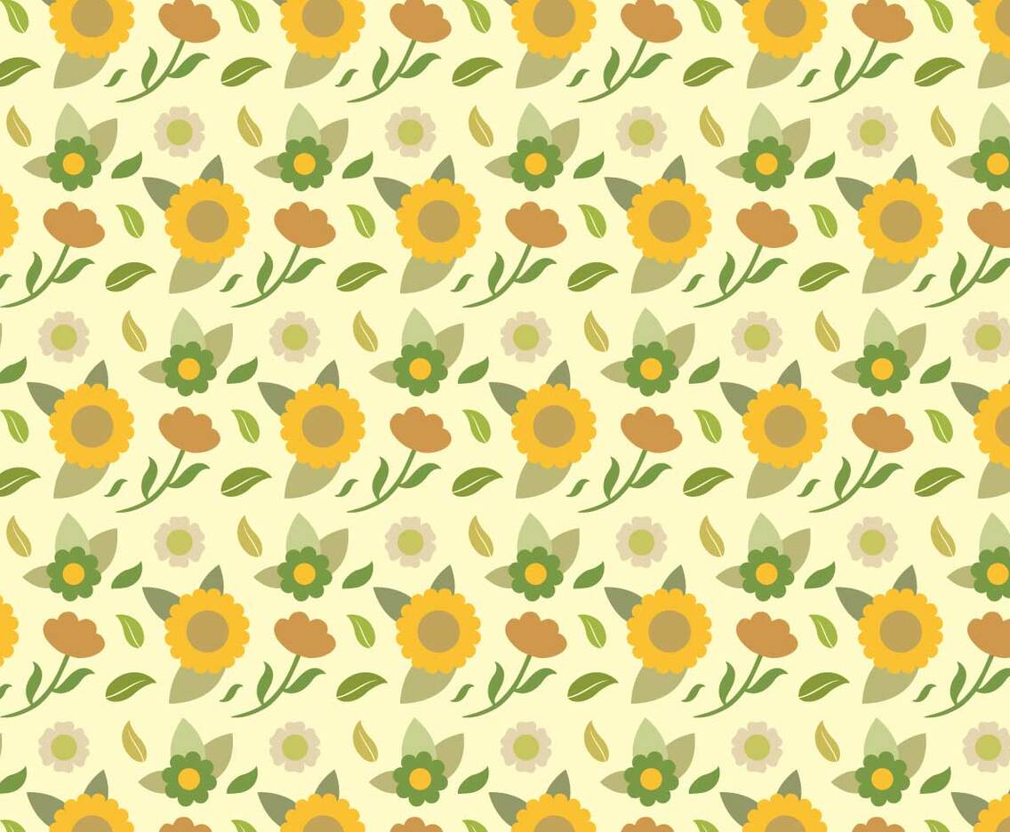 Yellow Floral Pattern