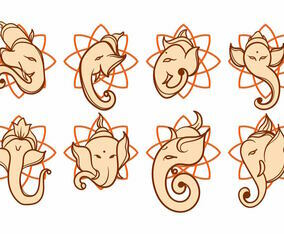 Ganesh Vector Set