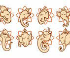 Ganesh Vector Set