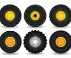 Tractor Tire Vector