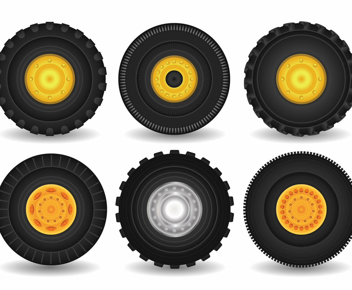 Tractor Tire Vector