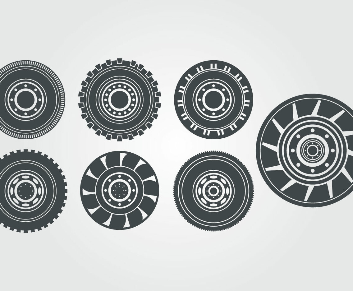 Tractor Tire Vector