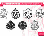 Ganesh Free Vector Pack Vol. 2