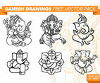 Ganesh Free Vector Pack