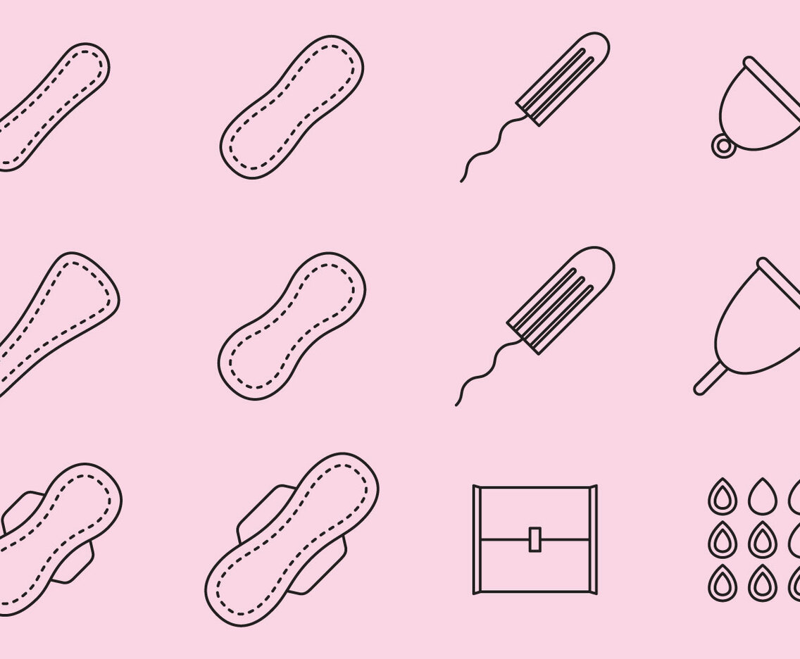 Pads And Tampons Icons