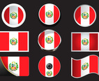 Peru Flag Stock Vector