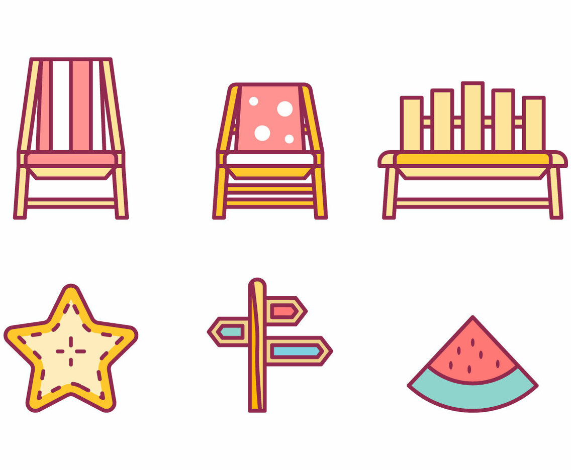 Free Beach Vector Pack