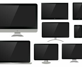 Free LED Screen Flat Vector