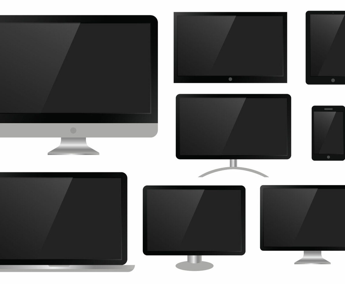 Free LED Screen Flat Vector