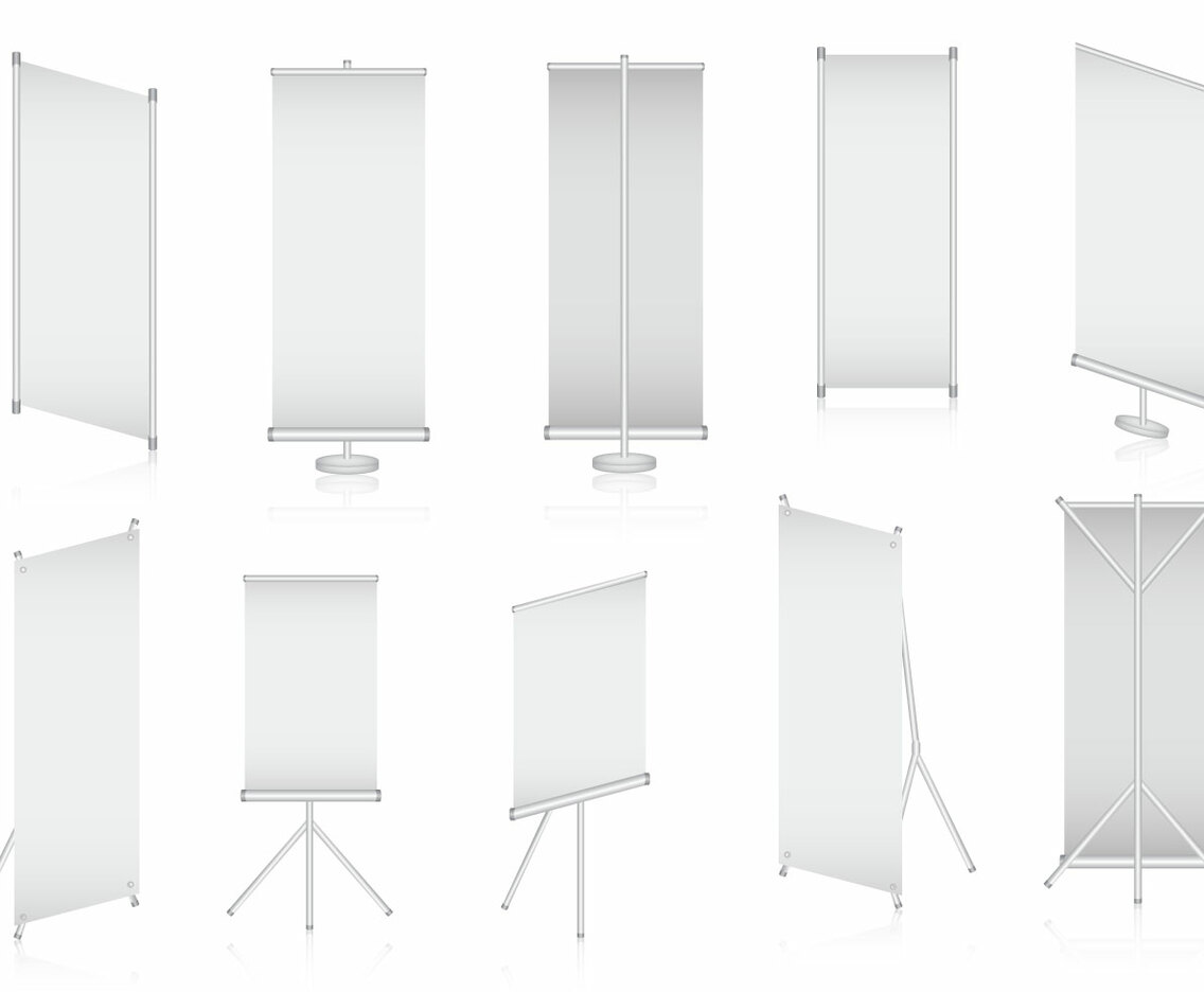 Free Blank Kakemono Vector