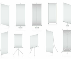 Free Blank Kakemono Vector