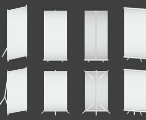 Free Blank Kakemono Vector