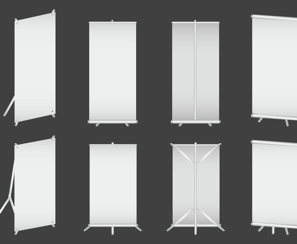 Free Blank Kakemono Vector