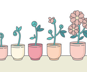 Cute Vector Flower Collection