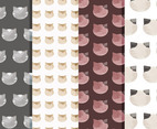 Vector Cats Patterns