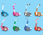 Segway Flat Icons