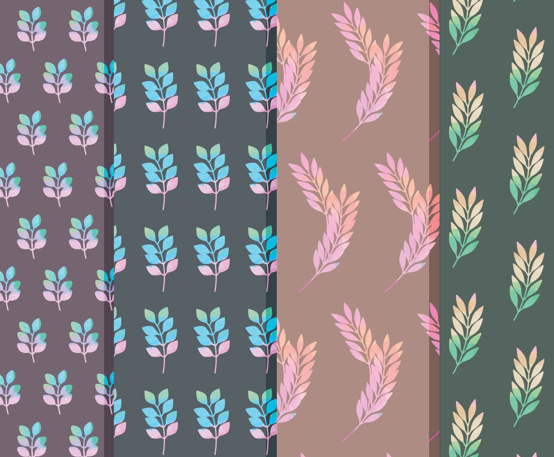 Vector Floral Branch Patterns