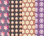 Cute Vector Floral Patterns