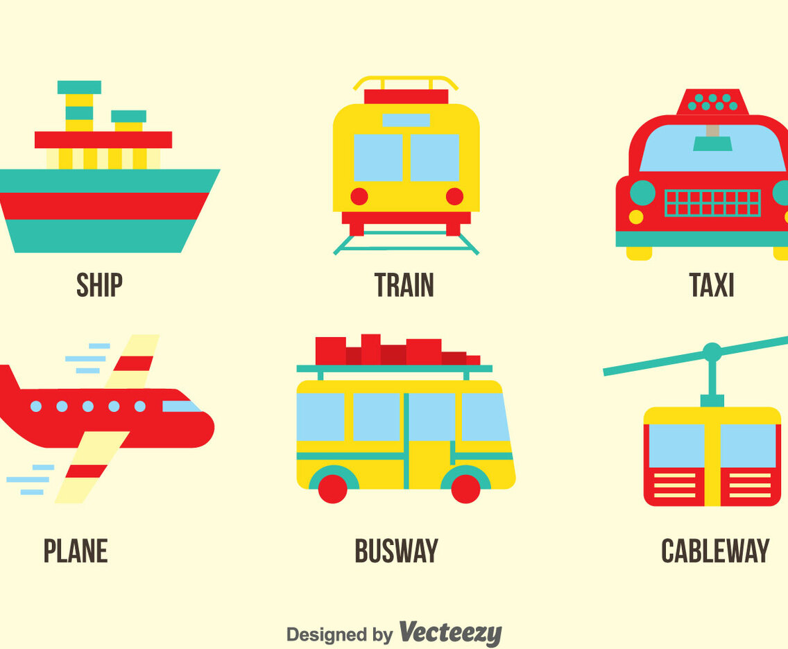 Transportation Vector Set