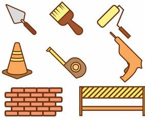 Bricklayer Icon Set