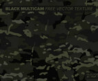 Black Multicam Free Vector Texture