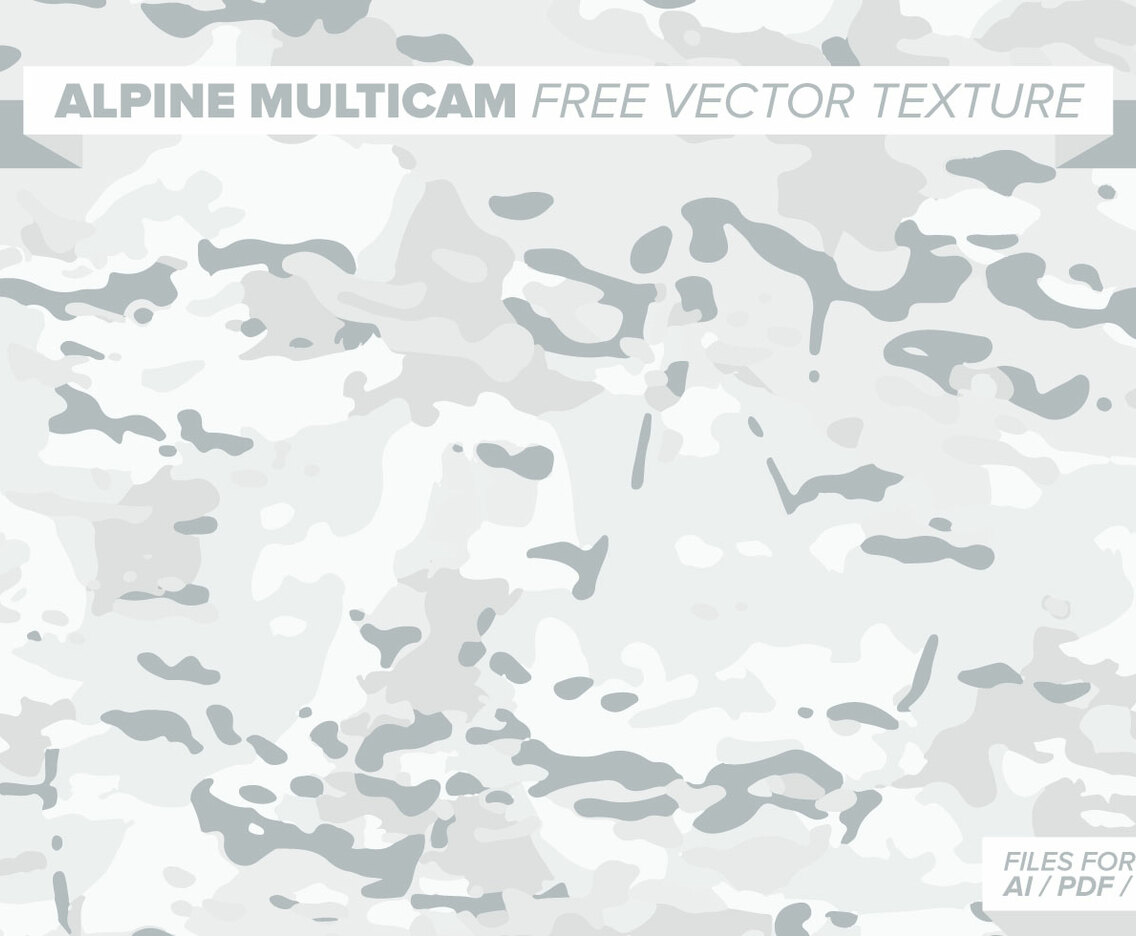 Alpine Multicam Free Vector Texture