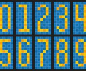 Arabic Math Font Free what font is the egyptian id arabic numbers - Vector Art