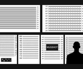 Free Mugshot Background Vector